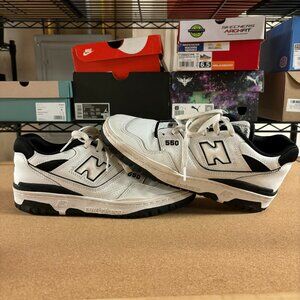 New Balance 550 Size 9 Black White Men's